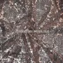 Пайеточна тканина густа капучино
