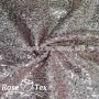 Пайеточна тканина густа з люрексом пудра