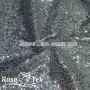 Пайеточна тканина густа з люрексом сірий